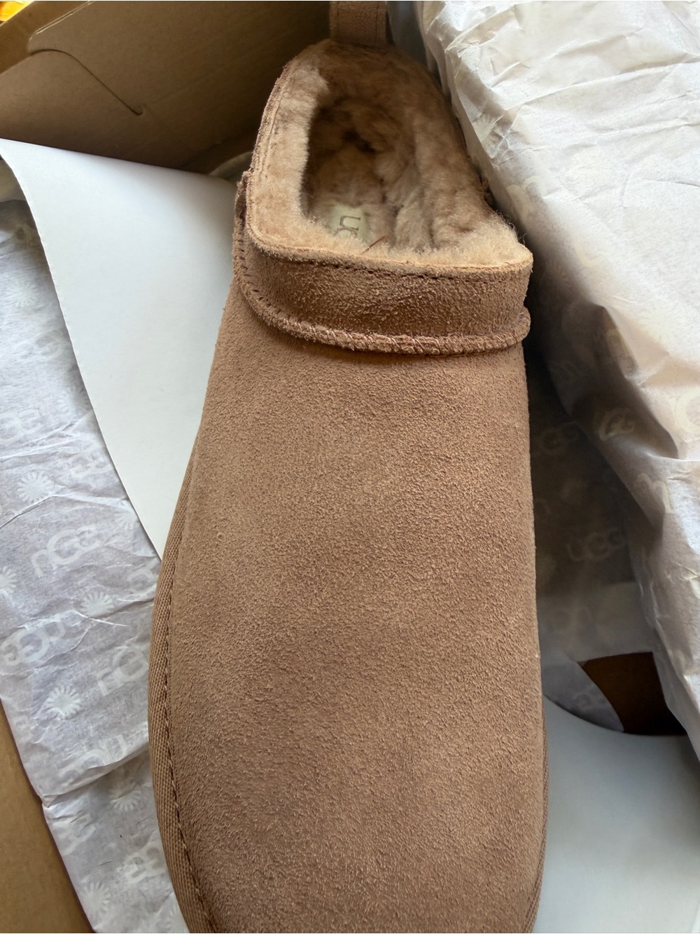 UGG Classic Micro Mule in Chestnut Brown women size 9 BNIB